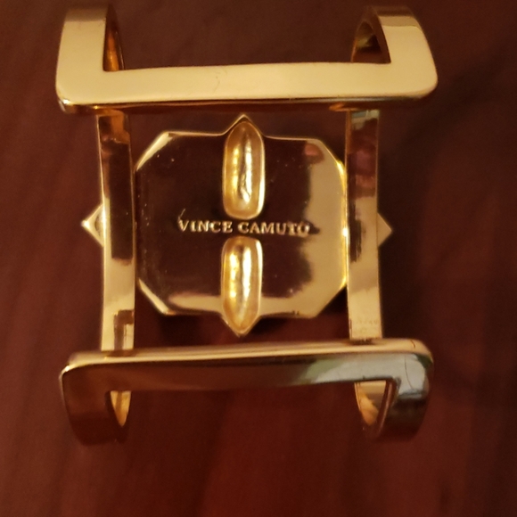 Vince Camuto gold plated fashion cuff bracelet - Picture 2 of 2